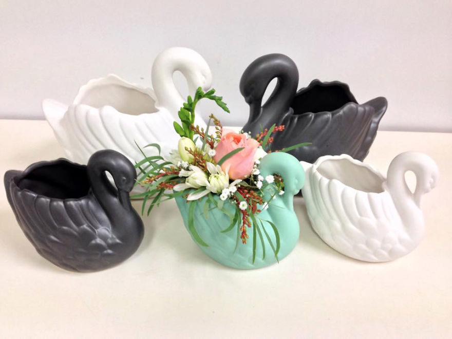 Swan Planter :)