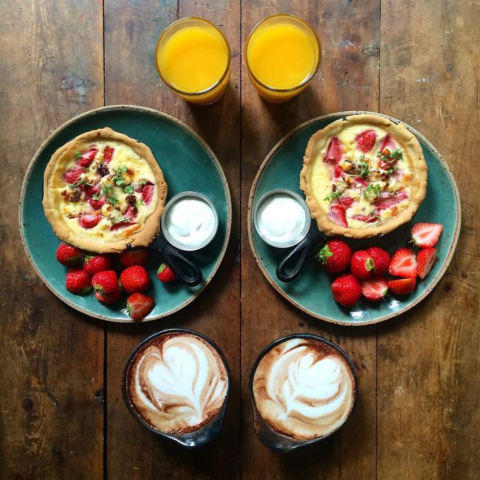 Symmetrical Breakfasts