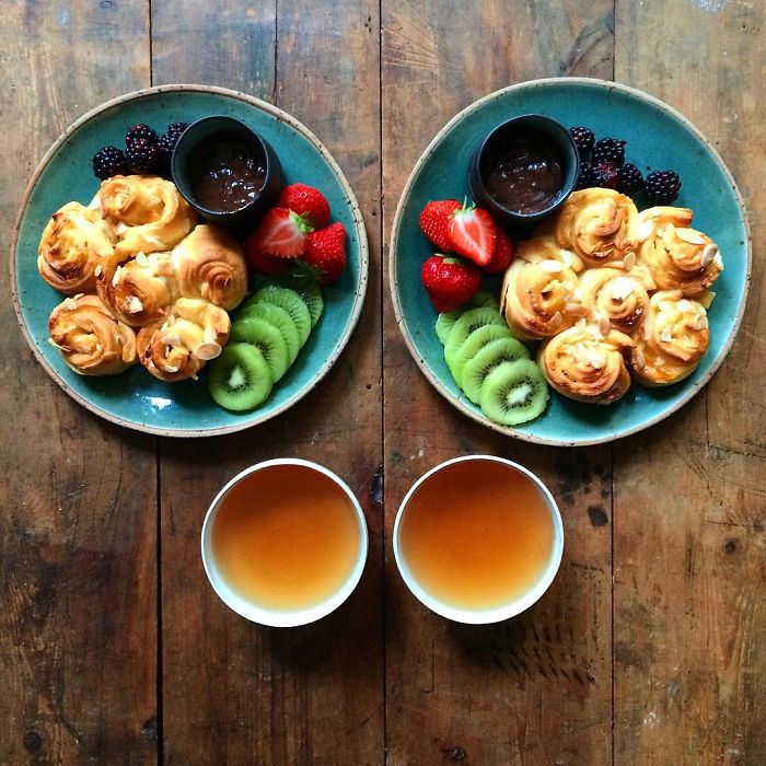 Symmetrical Breakfasts