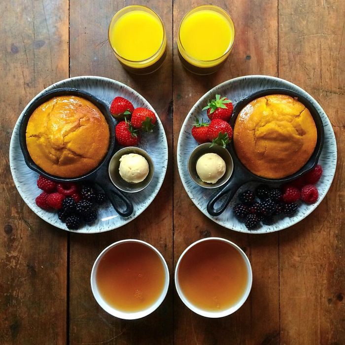 Symmetrical Breakfasts