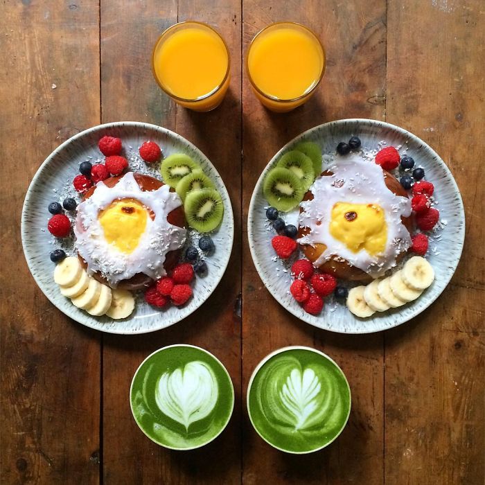 Symmetrical Breakfasts