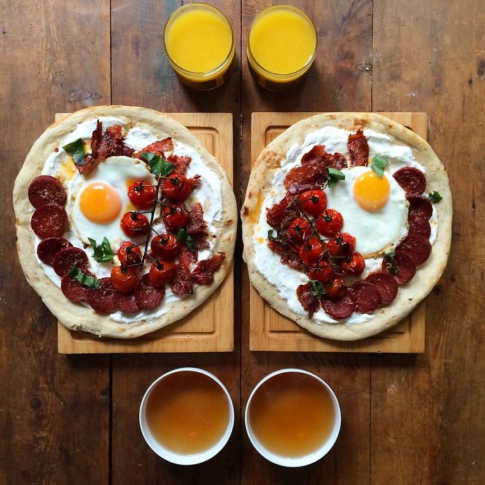 Symmetrical Breakfasts