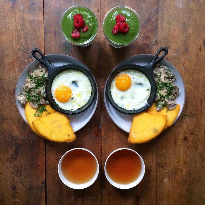 Symmetrical Breakfasts