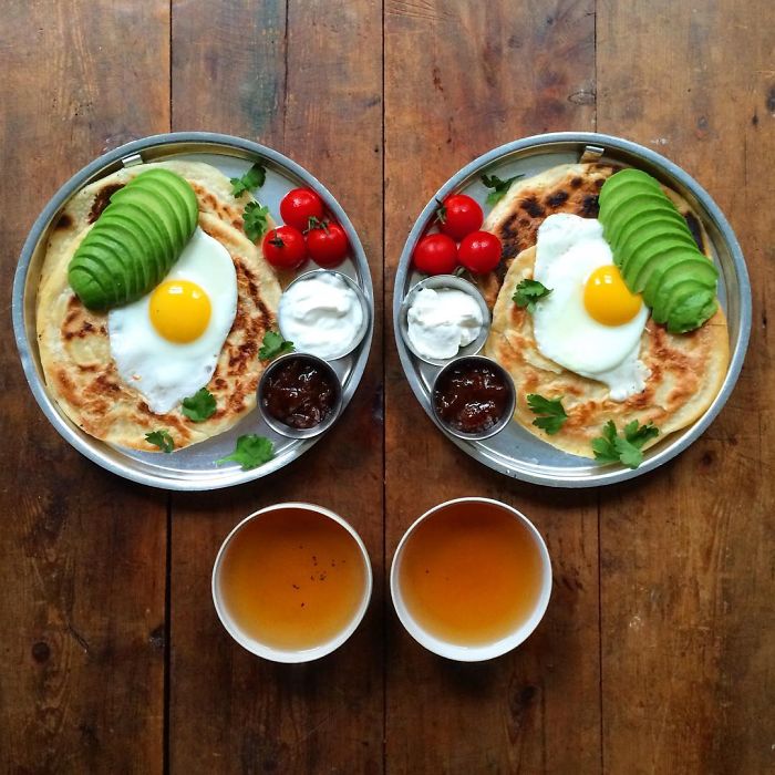 Symmetrical Breakfasts