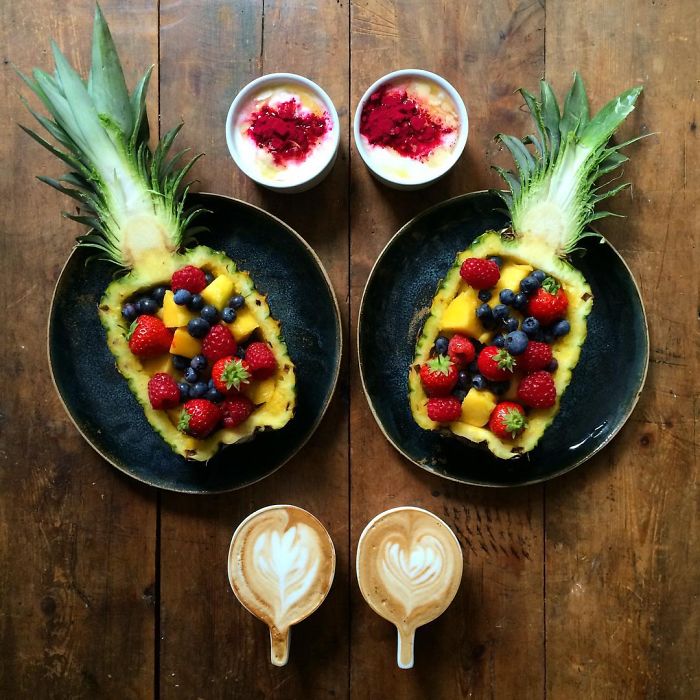 Symmetrical Breakfasts