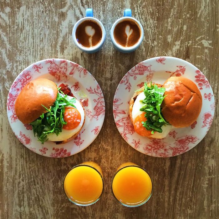 Symmetrical Breakfasts