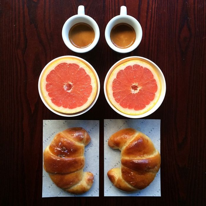 Symmetrical Breakfasts