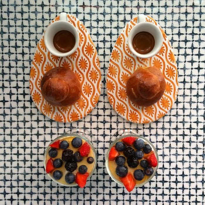 Symmetrical Breakfasts