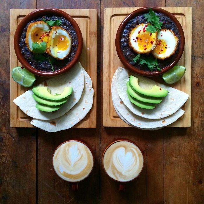 Symmetrical Breakfasts