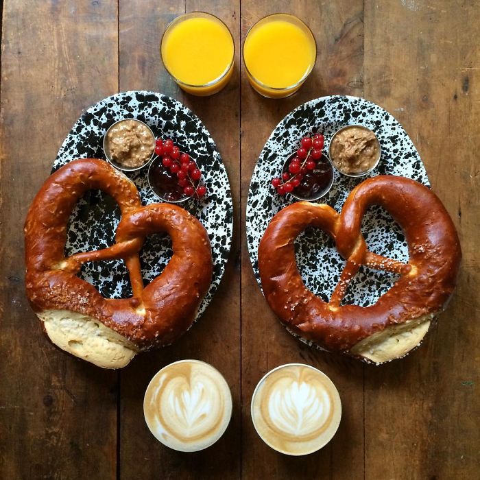 Symmetrical Breakfasts
