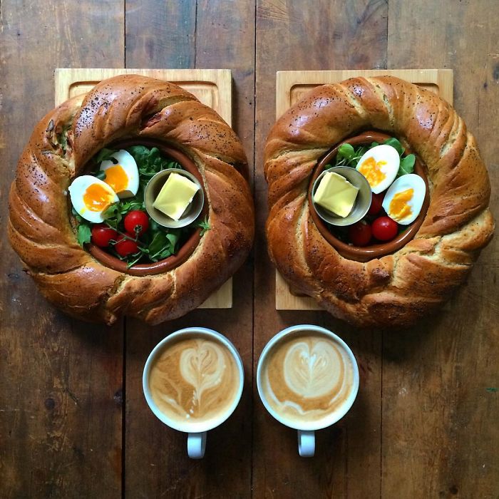 Symmetrical Breakfasts