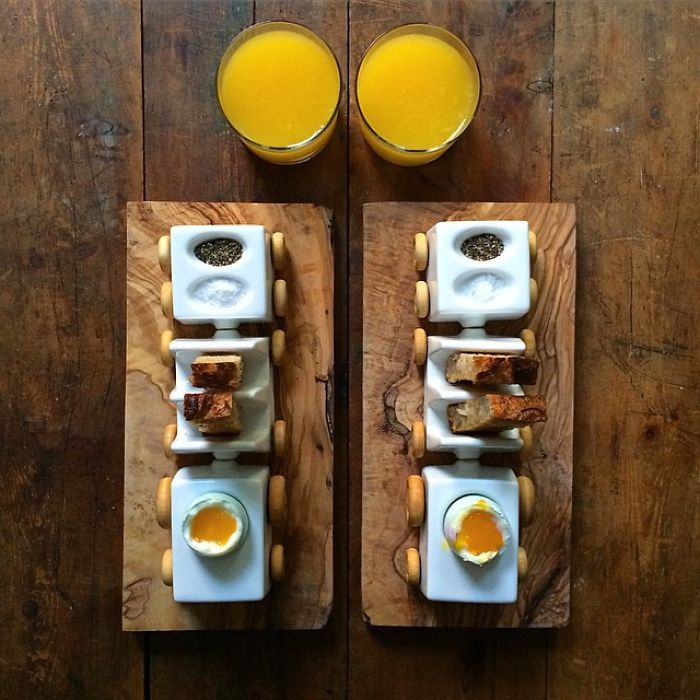 Symmetrical Breakfasts