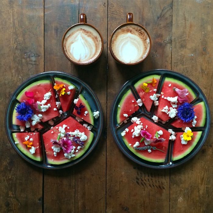 Symmetrical Breakfasts