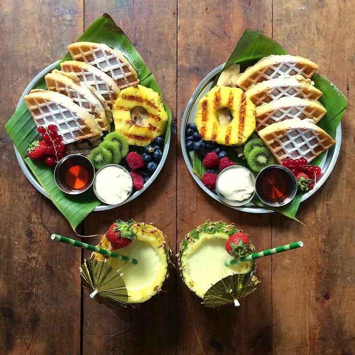 Symmetrical Breakfasts