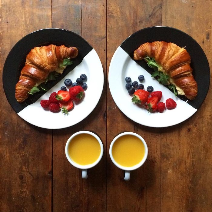Symmetrical Breakfasts