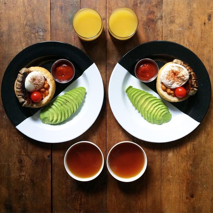 Symmetrical Breakfasts