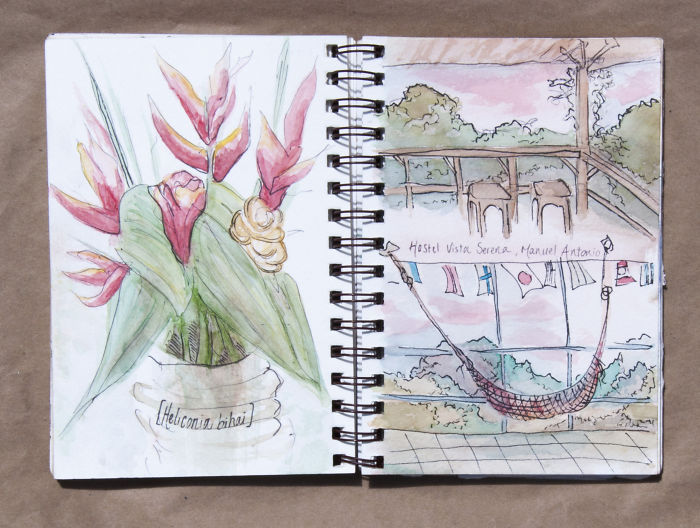 Travel Sketchbook Of My Trip To Central America