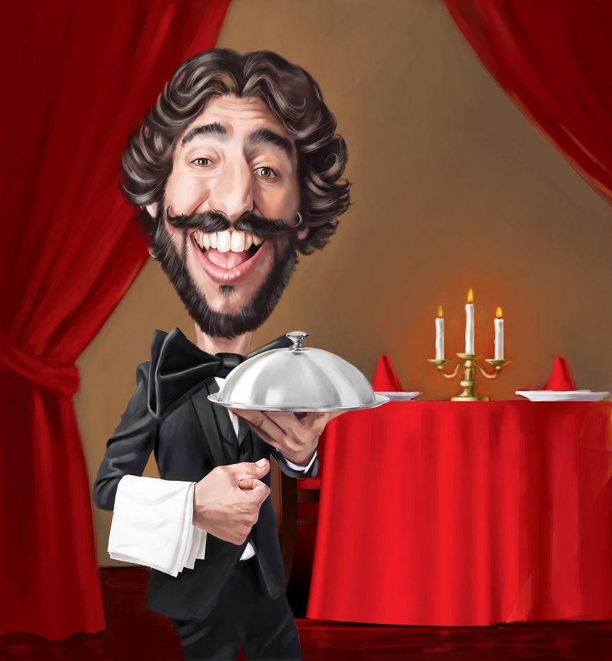 We Draw Caricature Portraits And Their Facebook Covers