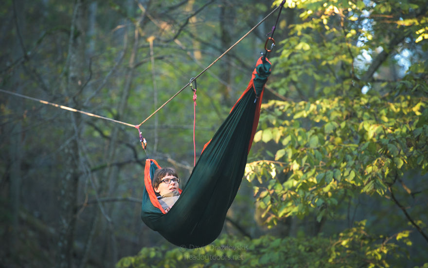 We Took Chilling In A Hammock Into A Whole New Level. Literally