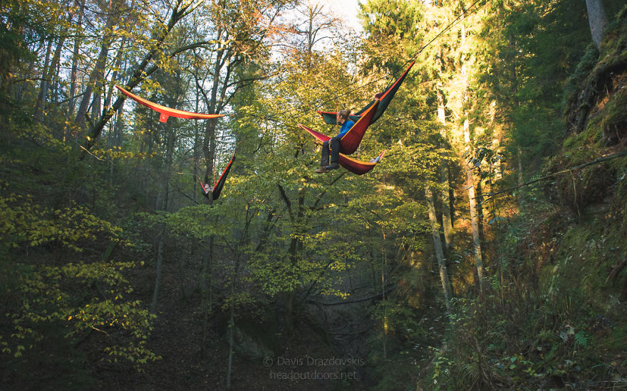 We Took Chilling In A Hammock Into A Whole New Level. Literally We Took Chilling In A Hammock Into A Whole New Level. Literally