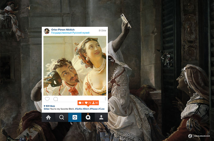 We Turned Renaissance Greek Art Into Instagram Posts