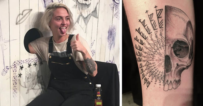 People Put Their Arms In A Hole, Letting This Tattoo Artist Ink Whatever He Wants