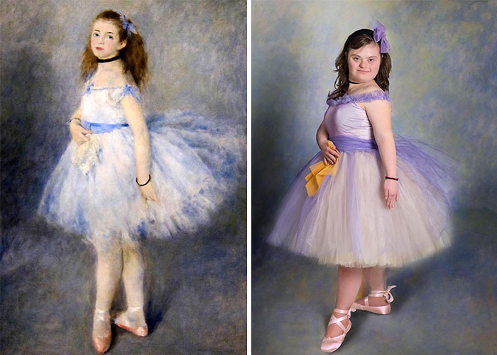 Children With Down Syndrome Recreate Famous Paintings To Prove That Everyone Is A Work Of Art