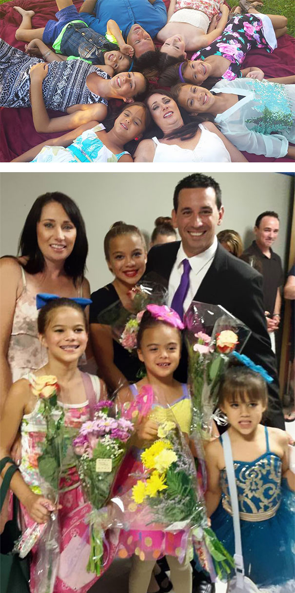 Mom Adopts All 4 Of Her Best Friend’s Daughters After She Died Of Brain Cancer