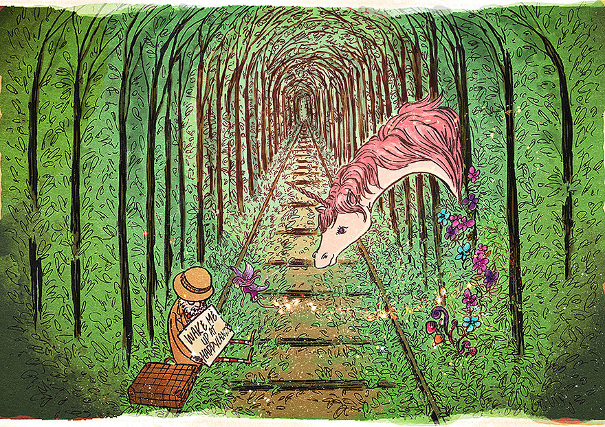 Man Travels The World Looking For Happiness Until He Finds It In The Most Unexpected Place