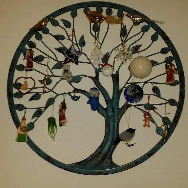 Tree Of Life Christmas Tree Used To Keep My Cat Away From The Ornaments