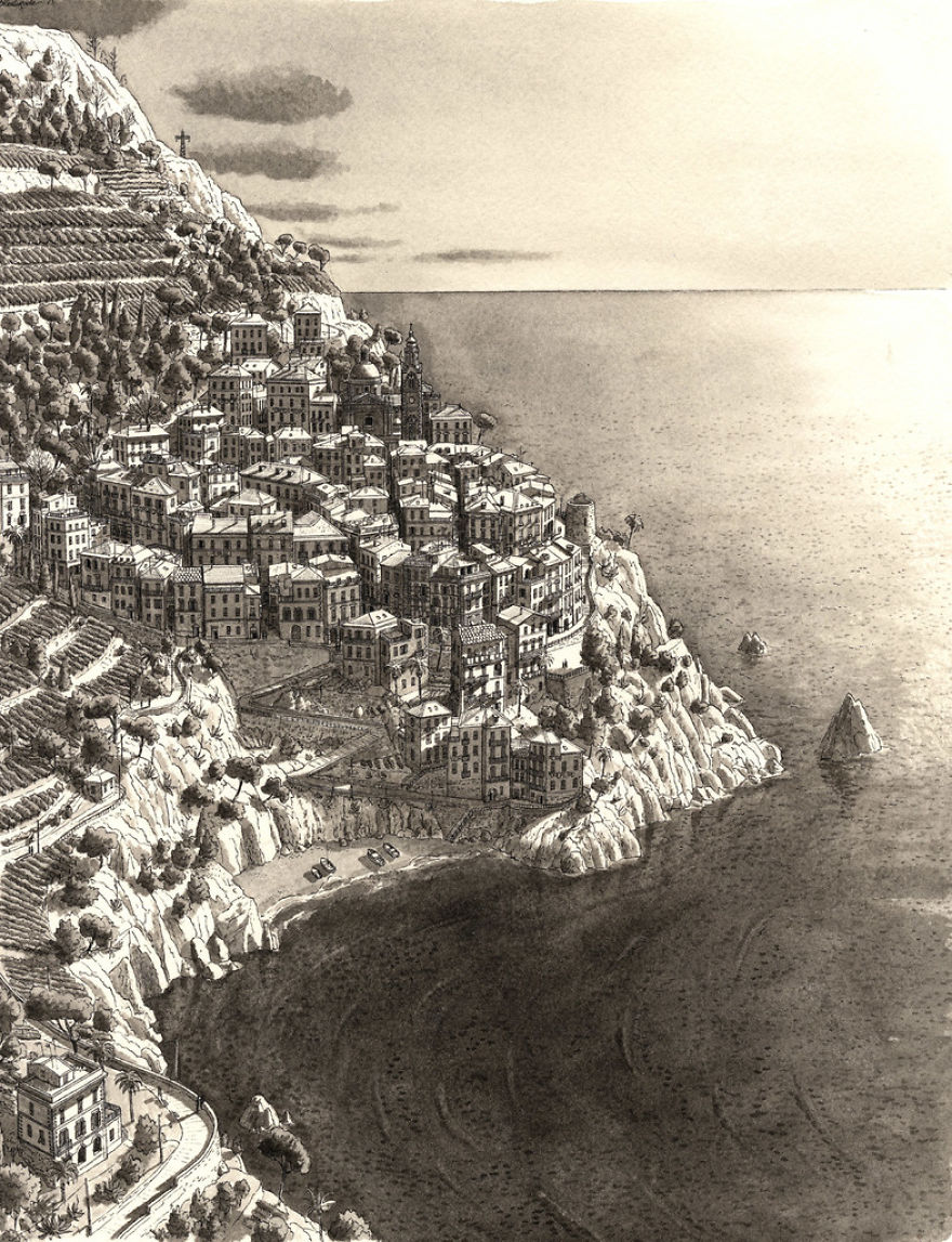 I Draw Famous Cities From My Memory I Draw Famous Cities From My Memory