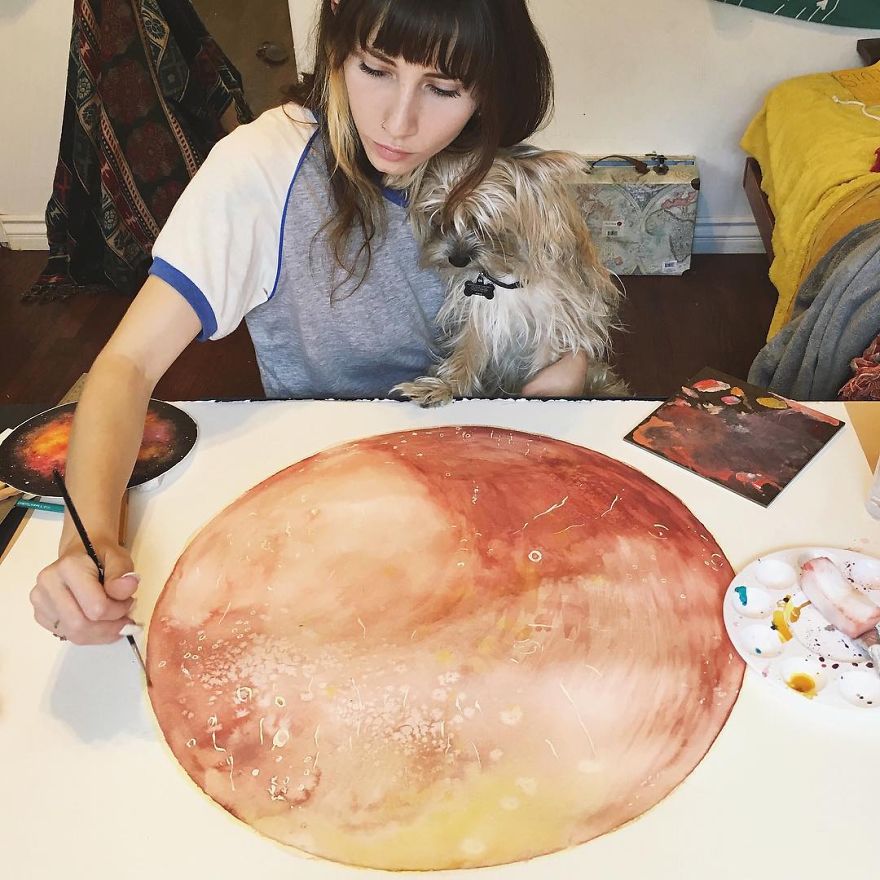 I Watercolor Healing Moons And Crystals To Bring Light To Our Broken And Hurting World