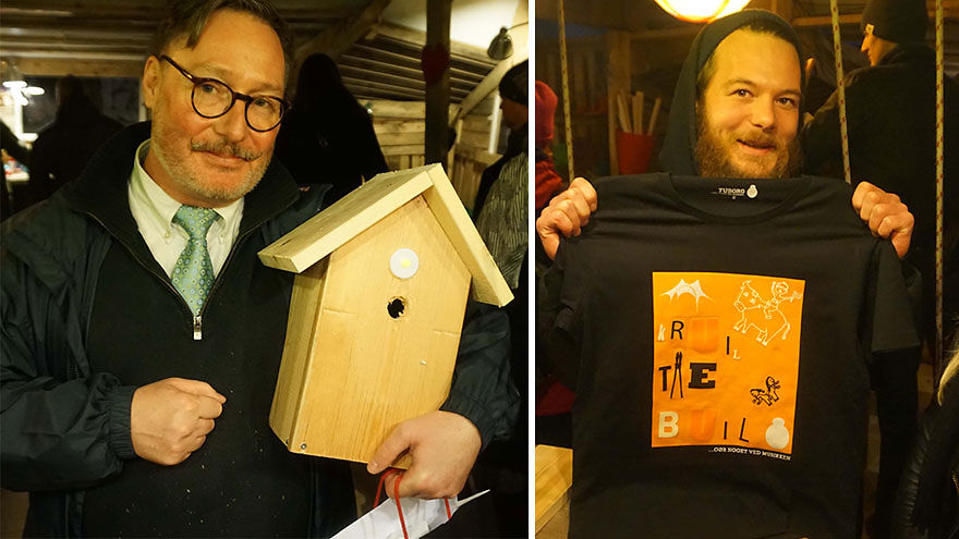 I Made A Recycled Workshop House, Where People Make Their Own Christmas Gifts, And It's Free!