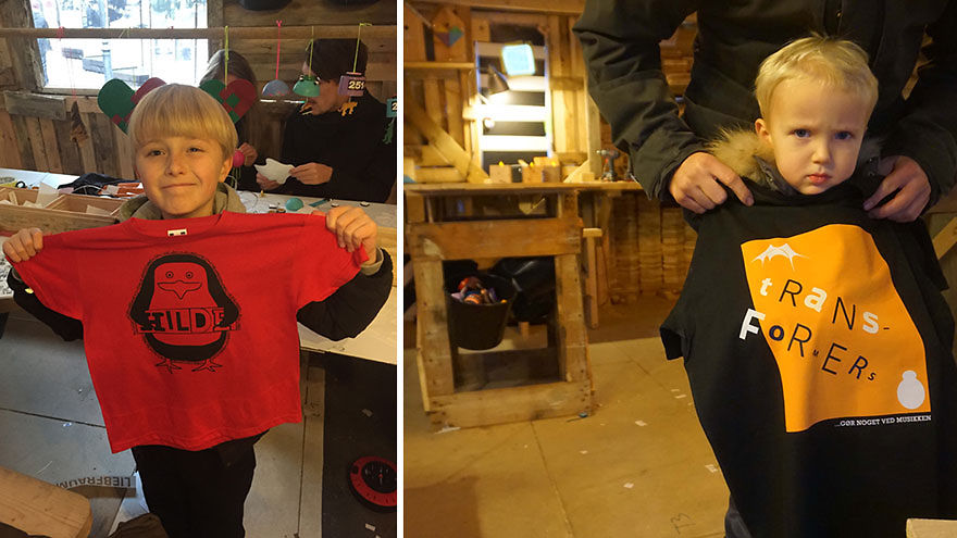 I Made A Recycled Workshop House, Where People Make Their Own Christmas Gifts, And It's Free!