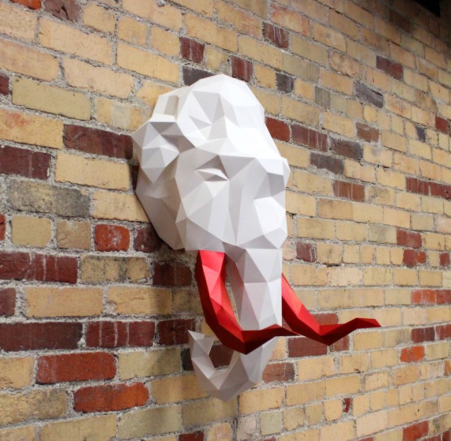 I Make Animal Heads Out Of Paper I Make Animal Heads Out Of Paper