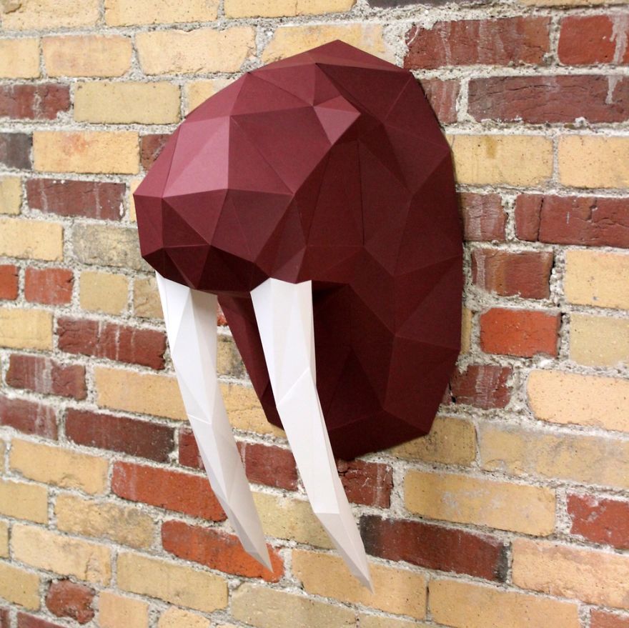 I Make Animal Heads Out Of Paper I Make Animal Heads Out Of Paper