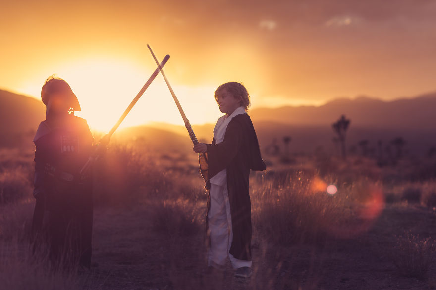 I Recreated Star Wars' Tatooine In The Desert With My Children I Recreated Star Wars' Tatooine In The Desert With My Children