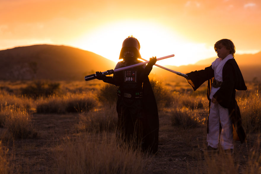 I Recreated Star Wars' Tatooine In The Desert With My Children I Recreated Star Wars' Tatooine In The Desert With My Children