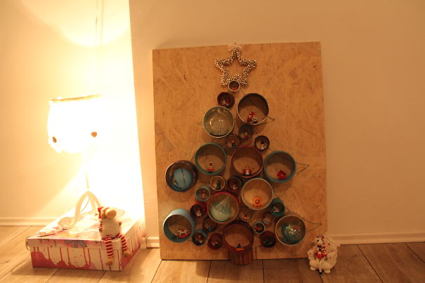 Village In A Pipe Tree