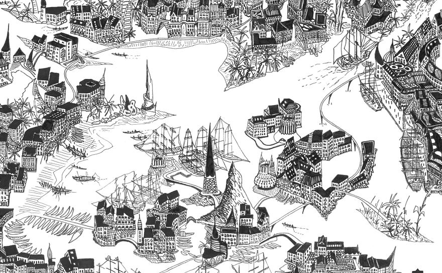 I've Been Developing This Maze City For 5 Years While Travelling Around The World