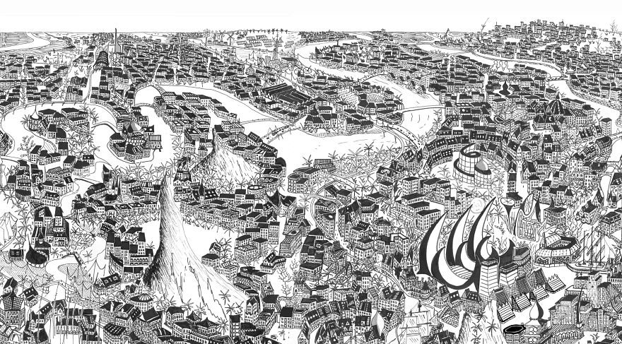 I've Been Developing This Maze City For 5 Years While Travelling Around The World I've Been Developing This Maze City For 5 Years While Travelling Around The World