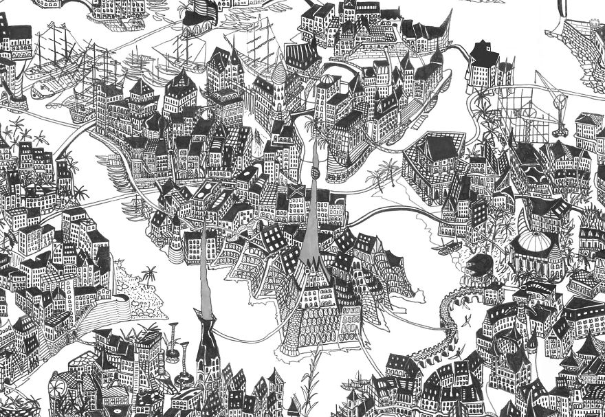 I've Been Developing This Maze City For 5 Years While Travelling Around The World