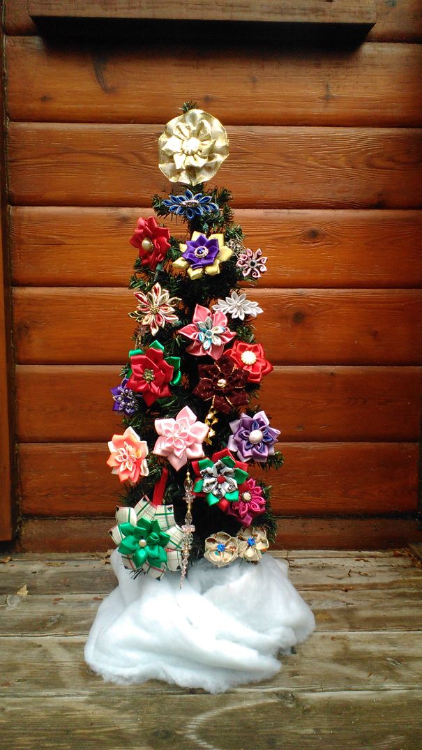 Kanzashi Flower Mini Tree!