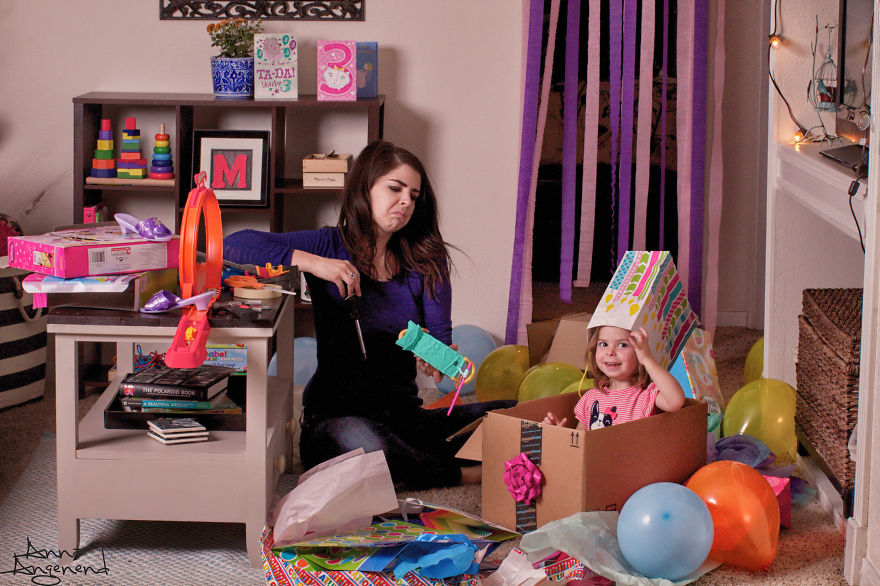 "mom Life" Photo Series Shows The Reality Of Parenting A Toddler "mom Life" Photo Series Shows The Reality Of Parenting A Toddler