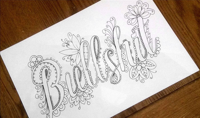 Swear Word Coloring Book Will Help You Stop Swearing And Start Coloring In 2016