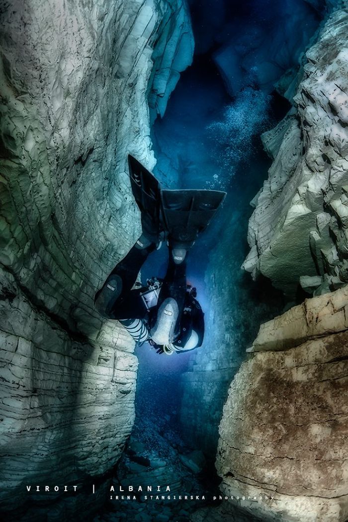 The Magical Underwater World Of Albanian Caves The Magical Underwater World Of Albanian Caves