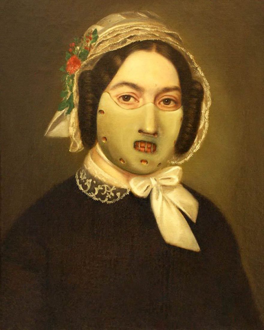 French Artist Restores Flea Market Paintings And Adds His Own Stories To Them French Artist Restores Flea Market Paintings And Adds His Own Stories To Them