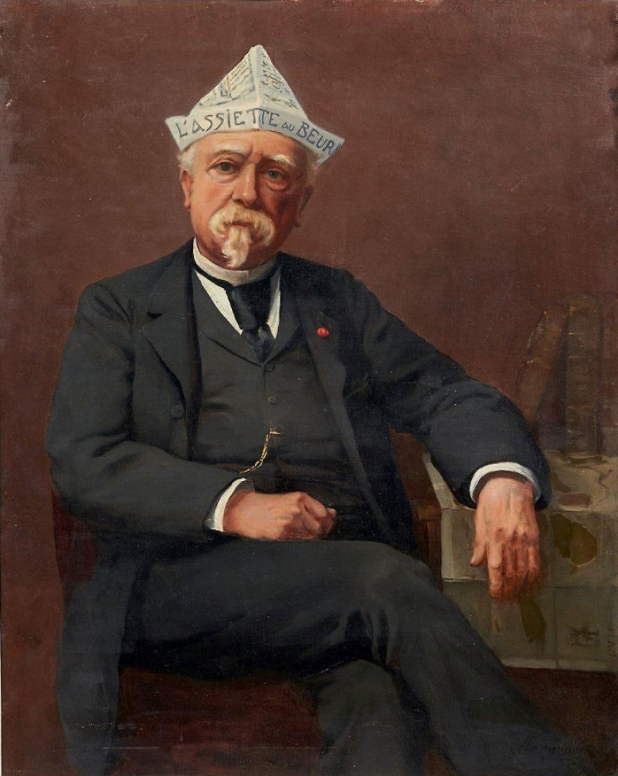 French Artist Restores Flea Market Paintings And Adds His Own Stories To Them