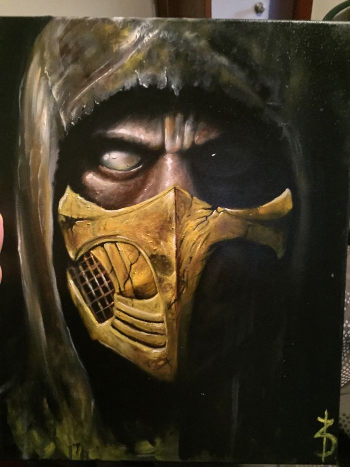 A Few Mortal Kombat Paintings I've Done