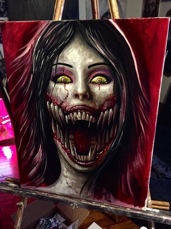 A Few Mortal Kombat Paintings I've Done